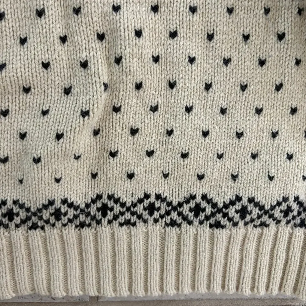 Vintage Polo Ralph Lauren Men’s Fair Isle Shawl Collar Sweater XL Wool - Picture 10 of 10